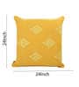 Yellow Traditional Cotton 24 x 24 Inches Cushion Covers (Set of 2)