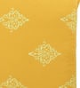 Yellow Traditional Cotton 24 x 24 Inches Cushion Covers (Set of 2)