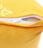 Yellow Traditional Cotton 24 x 24 Inches Cushion Covers (Set of 2)