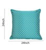 Blue Traditional Poly Cotton 24 x 24 Inches Cushion Covers (Set of 2)