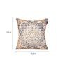Multicolour Chenille Ethnic Motif 16x16 inches Cushion Cover (2Pc)