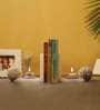 Set Of 2 White Soapstone & Marble Bookends