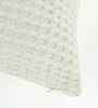 Set Of 2 White Cotton Solid Cushion Covers