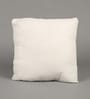 White Polyester Filled 16X16 Inches Cushion Inserts (Set Of 2)