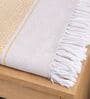 Set Of 2 Yellow Cotton Bath & Hand Towels Set