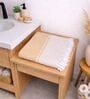 Set Of 2 Yellow Cotton Bath Towels