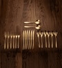 Set of 20 Stainless Steel Gold Finish Cutlery Set