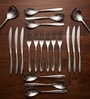 Set of 20 Stainless Steel Silver Cutlery Set