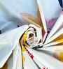 Multicolor Cotton Floral 5ft Window Curtains (3 Pcs)