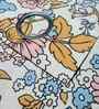 Multicolor Cotton Floral 9ft Long Door Curtains (3 Pcs)