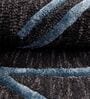 Set Of 3 Black And Blue High Texture Wool And Silk Wall Art