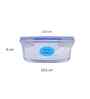 Set of 3 Borosilicate Glass 370ml Lunch Box Set