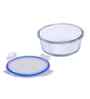 Set of 3 Borosilicate Glass 370ml Lunch Box Set