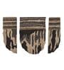 Set Of 3 Brown-Beige High Texture Wool Wall Art