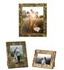 Set Of Suzie 3 Gold Wood Collage Photo Frame
