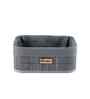 Set Of 3 Grey Bamboo Bathroom Vanity Organiser