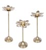 Set Of 3 Kamal Cut Detachable Tealight Holders