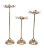 Set Of 3 Kamal Cut Detachable Tealight Holders