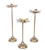 Set Of 3 Kamal Cut Detachable Tealight Holders