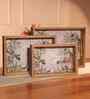 (Set Of 3) Mango Wood Serving Tray with MDF Base & UV Print