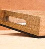 Set of 3 Mango Wood Serving Tray with MDF Base & UV Print