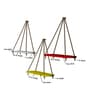 Set Of 3 Multicolor EngineeredWood Wall Shelves