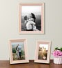 Set Of Hilton 3 Pink Wood Collage Photo Frame