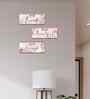 Set of 3 Positive Quotes Wooden Wall Hanging-You Are Loved Beautiful Enough