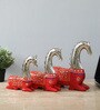 Set of 3 Sitting Horse Home Decor