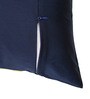Blue Striped Silk 16 x 16 Inches Cushion Covers (Set of 3)