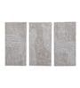 Set Of 3 Taupe-Grey High Texture Wool And Silk Wall Art