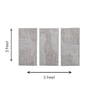 Set Of 3 Taupe-Grey High Texture Wool And Silk Wall Art