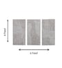 Set Of 3 Taupe-Grey High Texture Wool And Silk Wall Art