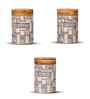 Set of 3 The Pantry Luxe Ceramic and Wooden Jar Containers