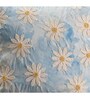 Set of 3 Whimsical Daisy Embroidered Throw Cushion Covers (18x18)