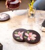 Set of 4 Acacia Wood Coaster with UV Print