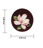 Set of 4 Acacia Wood Coaster with UV Print