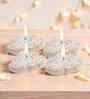 Brown Wood Decorative Tealight Holder Set