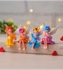 Set of 4 Fairies with Love Miniatures Valentine Gift