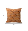 Set of 4 Embroidered Floral Lattice Throw Cushion Covers (18x18)
