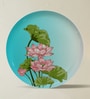 Set of 4 Exotic Paradise Floral Metallic Wall Plates
