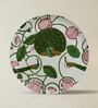 Set of 4 Flamingo Garden Metallic Wall Plates