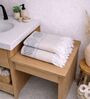 Set Of 4 Grey Cotton Hand Towels