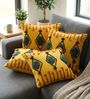 Set of 4 Maximalist Tufted Diamond Throw Cushion Covers (18x18)