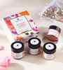 Set Of 4 Multicolor Wax Glass Jar Luxury Scented Candle Gift Set