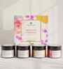 Set Of 4 Multicolor Wax Glass Jar Luxury Scented Candle Gift Set