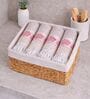 Set Of 4 Pink Cotton Hand Towels