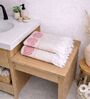 Set Of 4 Pink Cotton Hand Towels