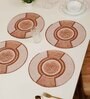 Set of 4 Pure Cotton Geometric Print Digitally Printed Table Runners