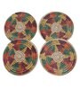 Set of 4 Pure Cotton Geometric Print Digitally Printed Table Runners